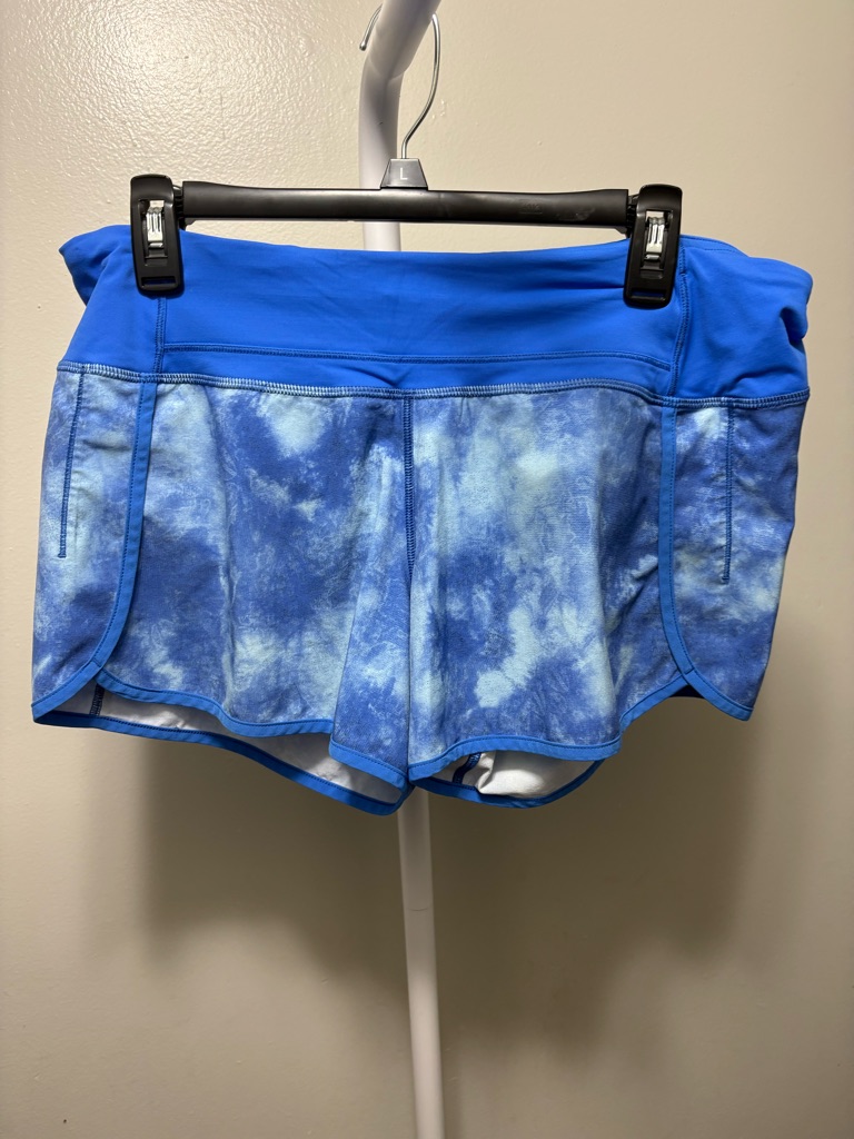 Lululemon Athletica Blue Tie-Dye Athletic Skort